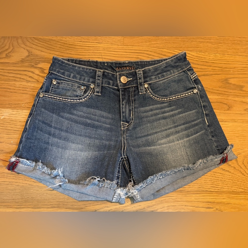 Shyanne size 29 patriotic denim shorts